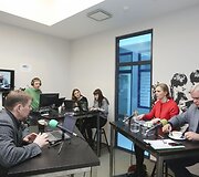 Kandidatai į Klaipėdos merus Vytautas Grubliauskas ir Agnė Bilotaitė