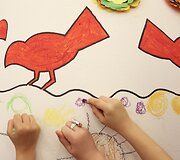 Vaikai nuspalvino &scaron;ventinį &bdquo;Maisto banko&ldquo; akcijos kiau&scaron;inį