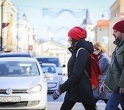 Pavasari&scaron;kai saulėta diena Vilniuje