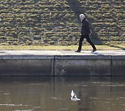 Pavasari&scaron;kai saulėta diena Vilniuje