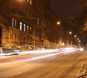 Žiemi&scaron;ka naktis Vilniuje