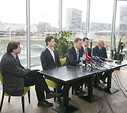 Remigijus &Scaron;ima&scaron;ius pristatė naująją Vilniaus vadovybę