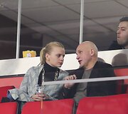 Gedvydas Vainauskas su žmona Liuminata