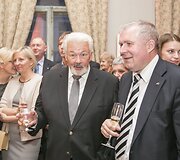 Čilės garbės konsulas Rimtautas Vizgirda ir Arvydas Anu&scaron;auskas