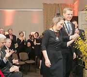 Vilnius meras Remigijus &Scaron;ima&scaron;ius ir jo žmona Agnė &Scaron;ima&scaron;ienė