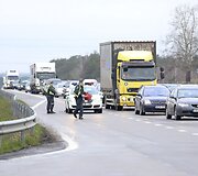 Penktadienio ankstų rytą Vilniaus kelių policijos reidas