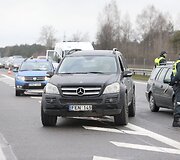 Penktadienio ankstų rytą Vilniaus kelių policijos reidas