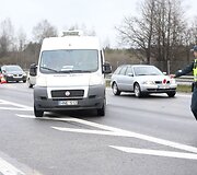 Penktadienio ankstų rytą Vilniaus kelių policijos reidas