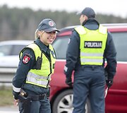 Penktadienio ankstų rytą Vilniaus kelių policijos reidas