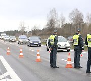Penktadienio ankstų rytą Vilniaus kelių policijos reidas
