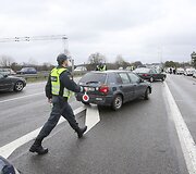 Penktadienio ankstų rytą Vilniaus kelių policijos reidas