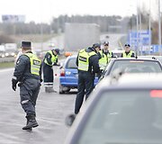Penktadienio ankstų rytą Vilniaus kelių policijos reidas