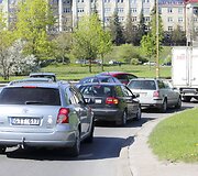 Kam&scaron;čiai Vilniaus gatvėje