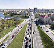 Kam&scaron;čiai Vilniaus gatvėje