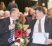 Kęstas Komskis ir Linas Antanas Linkevičius