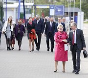  Į penktadienį vykusį Lietuvos socialdemokratų partijos suvažiavimą politikai puo&scaron;ėsi, kaip į &scaron;ventę.