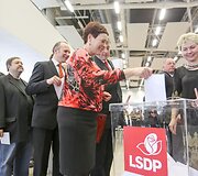 Penktadienį Vilniuje vyko Lietuvos socialdemokratų partijos suvažiavimas.