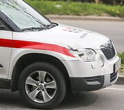 Avarija Geležinio Vilko gatvėje, Vilniuje.