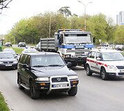 Avarija Geležinio Vilko gatvėje, Vilniuje.