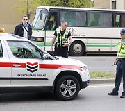 Avarija Geležinio Vilko gatvėje, Vilniuje.