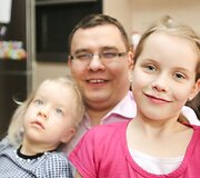 Monikos ir Lauryno Kasčiūnų &scaron;eima &ndash; &scaron;e&scaron;i mu&scaron;kietininkai