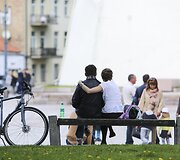 Vilniečiai mėgavosi pavasari&scaron;ka sekmadienio popiete