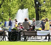 Vilniečiai mėgavosi pavasari&scaron;ka sekmadienio popiete