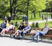 Vilniečiai mėgavosi pavasari&scaron;ka sekmadienio popiete