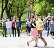 Vilniečiai mėgavosi pavasari&scaron;ka sekmadienio popiete