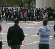 Katedros aik&scaron;tėje &ndash; 2000 žvakelių Antrojo pasaulio aukoms atminti