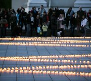 Katedros aik&scaron;tėje &ndash; 2000 žvakelių Antrojo pasaulio aukoms atminti