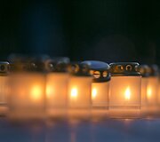 Katedros aik&scaron;tėje &ndash; 2000 žvakelių Antrojo pasaulio aukoms atminti