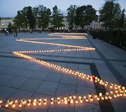 Katedros aik&scaron;tėje &ndash; 2000 žvakelių Antrojo pasaulio aukoms atminti