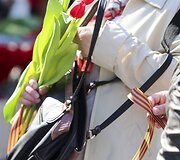 Antakalnio kapinėse &ndash; gėlių ir Georgijaus juostelių jūra