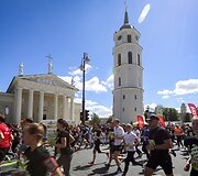 Vilniuje vyko didžiausias pavasario bėgimo renginys