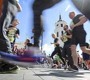 Vilniuje vyko didžiausias pavasario bėgimo renginys
