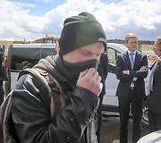 Remigijus &Scaron;ima&scaron;ius Kazoki&scaron;kių sąvartyne Linas Kvedaravičius