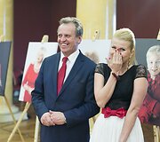 Pranas &Scaron;erpytis ir Rūta Mikelkevičiūtė