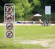&Scaron;ilta vasaros pradžia vilniečių į paplūdimius dar nei&scaron;viliojo