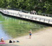 &Scaron;ilta vasaros pradžia vilniečių į paplūdimius dar nei&scaron;viliojo