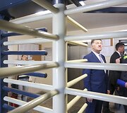 Algirdas Butkevičius apžiūrėjo Vilniaus Gedimino technikos universiteto studentų bendrabučius