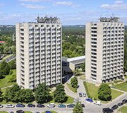 Algirdas Butkevičius apžiūrėjo Vilniaus Gedimino technikos universiteto studentų bendrabučius