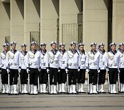 Valstybės vėliavos pakėlimo ceremonija Nepriklausomybės aik&scaron;tėje, Vilniuje