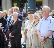 Valstybės vėliavos pakėlimo ceremonija Nepriklausomybės aik&scaron;tėje, Vilniuje