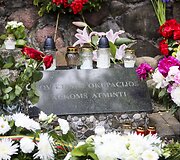 Okupacijos, genocido ir sovietmečio represijų aukų pagerbimo ceremonija