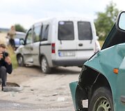 Vilniaus rajone susidūrė trys automobiliai