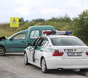 Vilniaus rajone susidūrė trys automobiliai