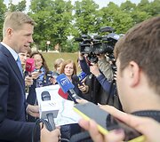 Remigijus &Scaron;ima&scaron;ius pristatė Neries krantinės modernizavimo projektą