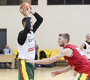 Paulius Jankūnas ir Domantas Sabonis