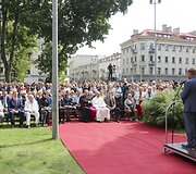 &Scaron;v. Jokūbo festivalio atidarymo metu sostinėje pirmą kartą suskambėjo miesto karilionas